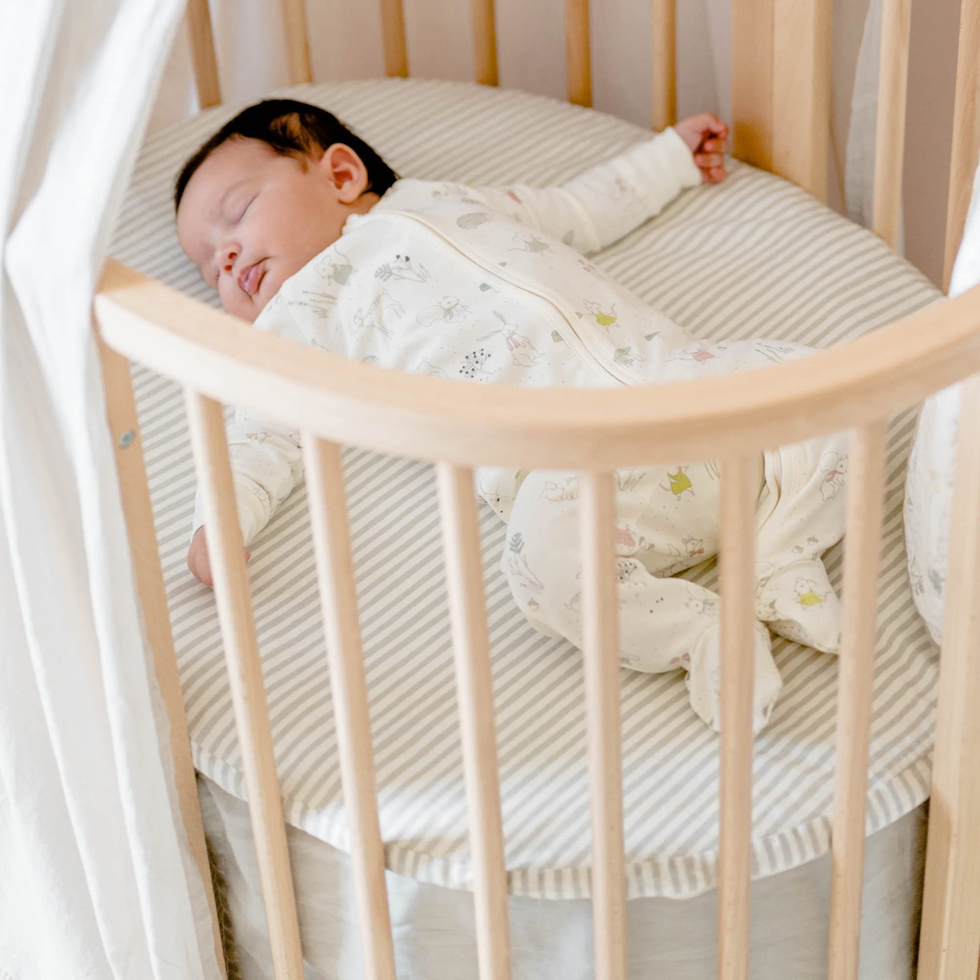 Amazon.com: Stokke Sleepi Mini Bed Skirt by Pehr V3 : Baby